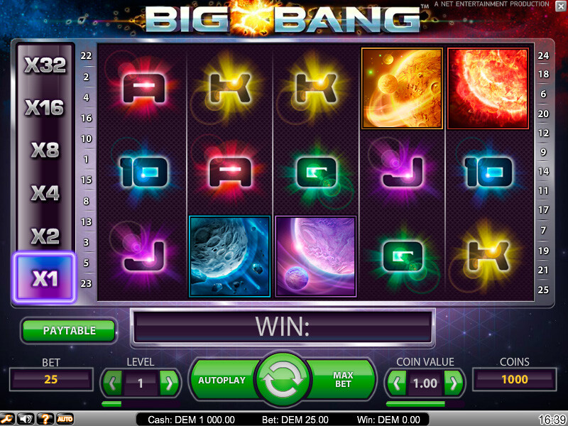Big Bang Slot RTP