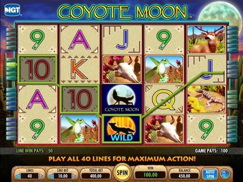 Coyote Moon Slot RTP