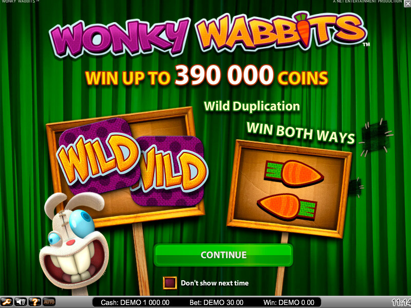 Wonky Wabbits RTP